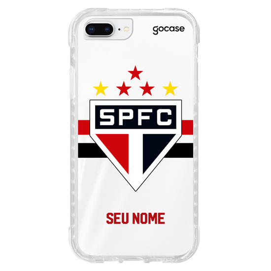 Capinha para celular São Paulo - Uniforme 1 2023 Escudo