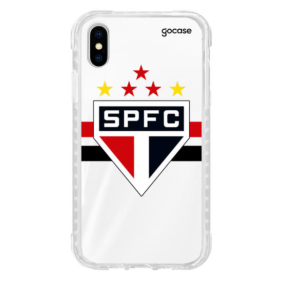 Capinha para celular São Paulo - Uniforme 1 2023 Escudo