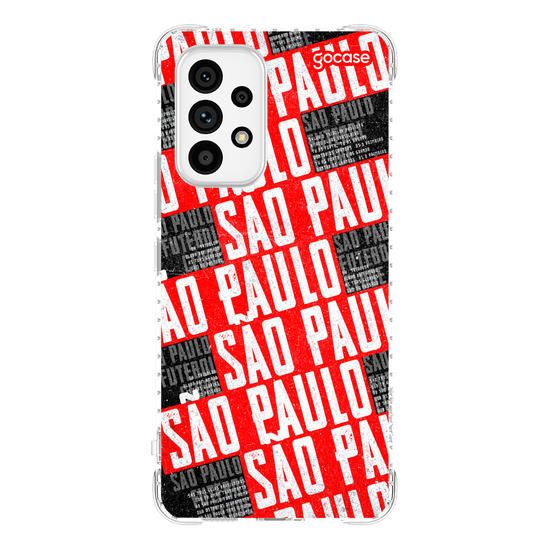 Capinha para celular São Paulo - Hino Texture