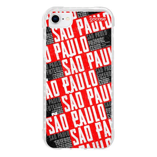 Capinha para celular São Paulo - Hino Texture