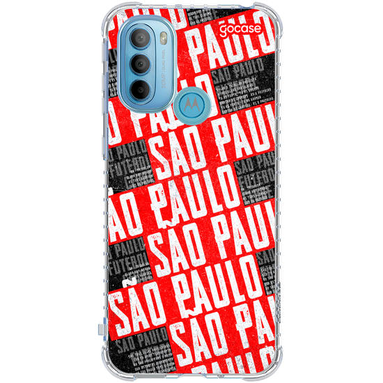 Capinha para celular São Paulo - Hino Texture