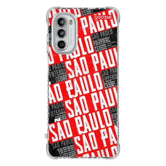 Capinha para celular São Paulo - Hino Texture