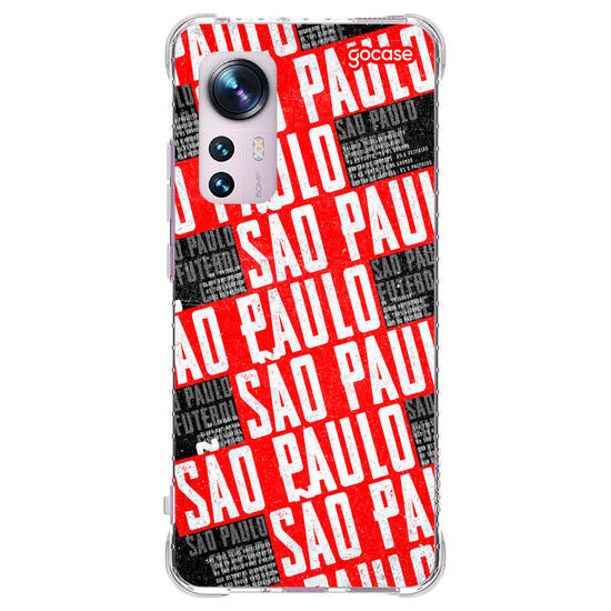 Capinha para celular São Paulo - Hino Texture