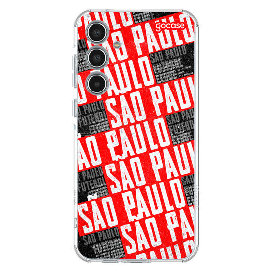 Capinha para celular São Paulo - Hino Texture