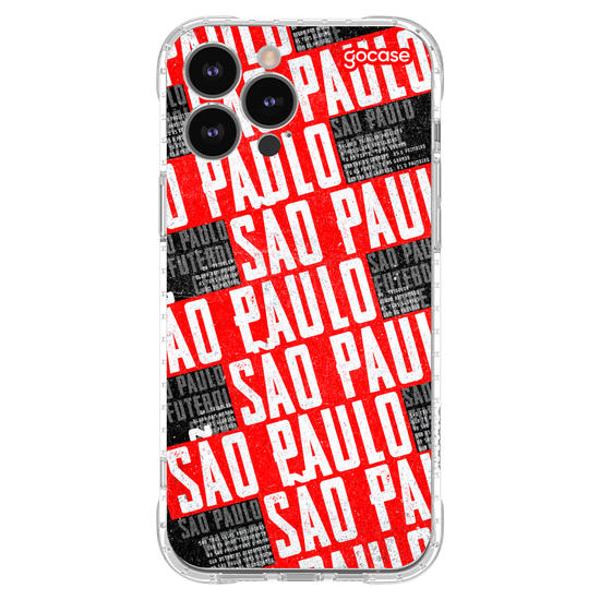 Capinha para celular São Paulo - Hino Texture