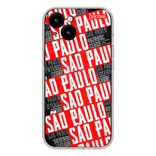 Capinha para celular São Paulo - Hino Texture