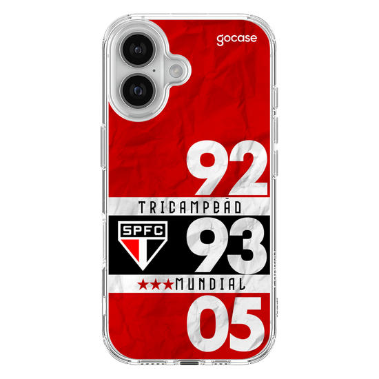 Capinha para celular São Paulo - Tri Campeão Mundial