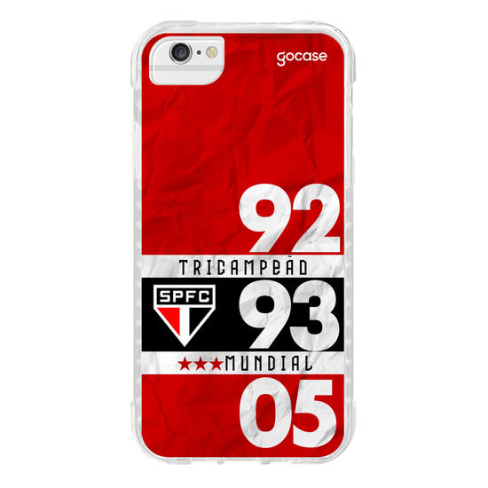Capinha para celular São Paulo - Tri Campeão Mundial