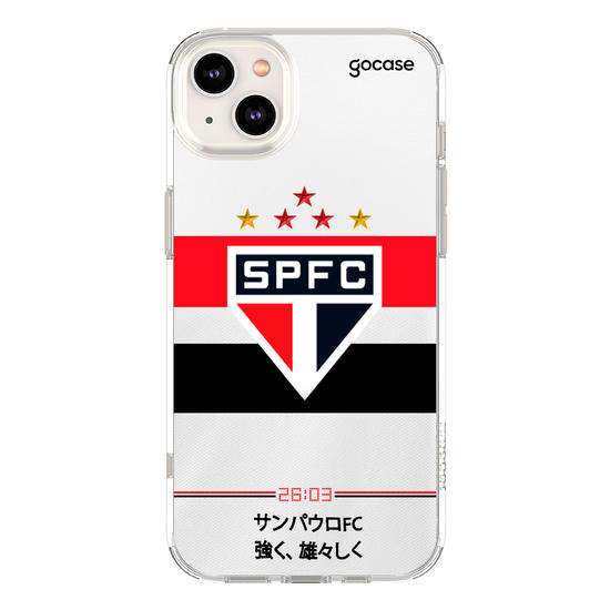 Capinha para celular  São Paulo - Uniforme 1 2025 Escudo