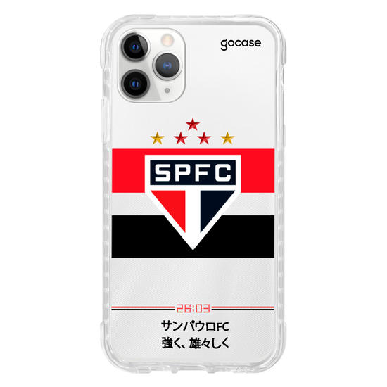 Capinha para celular  São Paulo - Uniforme 1 2025 Escudo