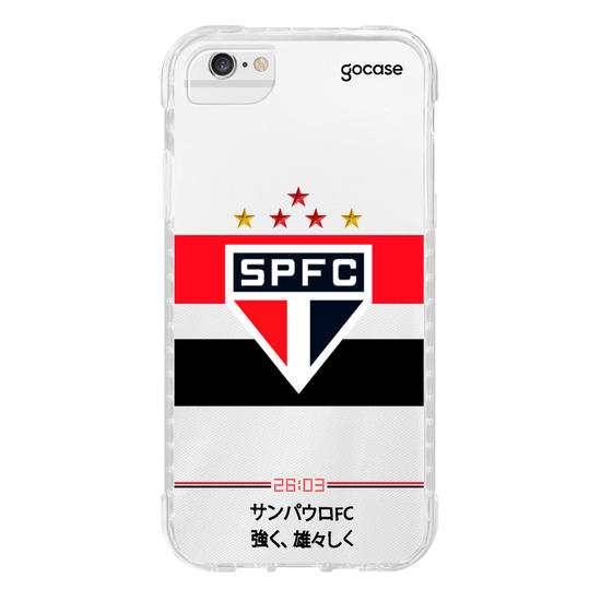 Capinha para celular  São Paulo - Uniforme 1 2025 Escudo