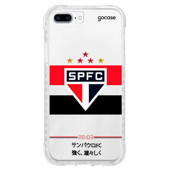 Capinha para celular  São Paulo - Uniforme 1 2025 Escudo