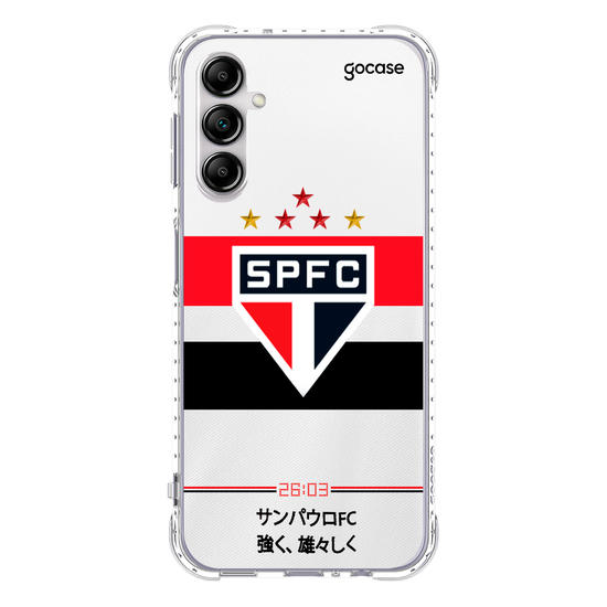 Capinha para celular  São Paulo - Uniforme 1 2025 Escudo