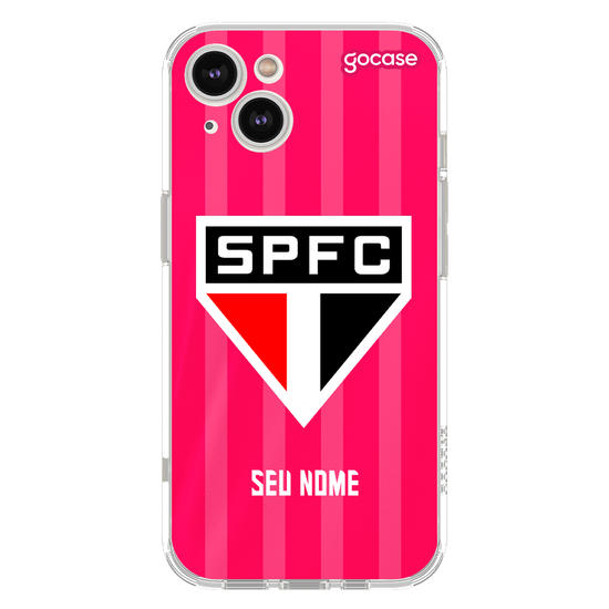 São Paulo - Uniforme Outubro Rosa 2022 Escudo