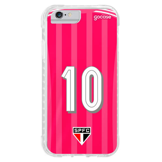 Capinha para celular São Paulo - Uniforme Outubro Rosa 2022 Personalizado