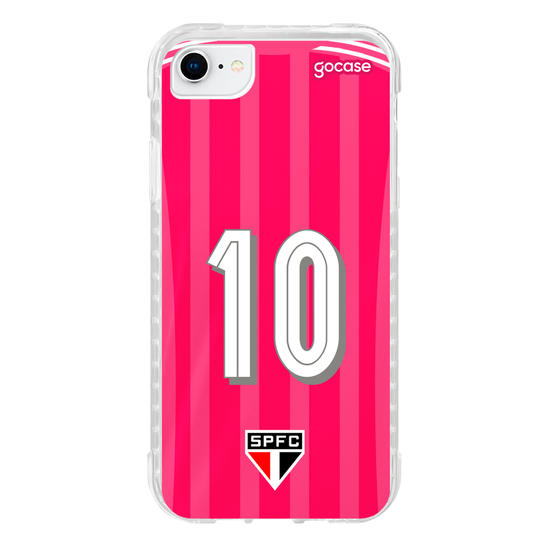Capinha para celular São Paulo - Uniforme Outubro Rosa 2022 Personalizado