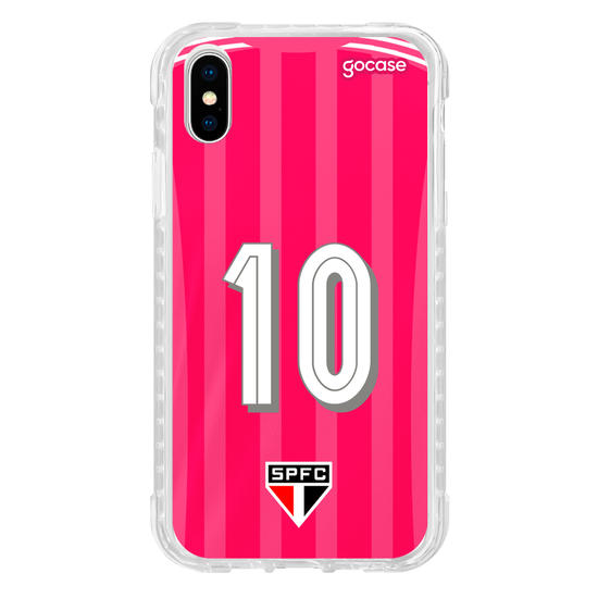 Capinha para celular São Paulo - Uniforme Outubro Rosa 2022 Personalizado
