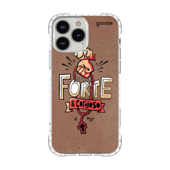 Capinha para celular Sê Forte e Corajoso