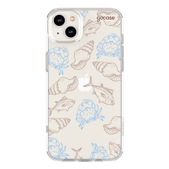 Capinha para celular  Sea Elements Lineart