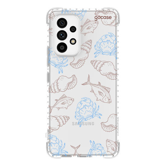 Capinha para celular  Sea Elements Lineart
