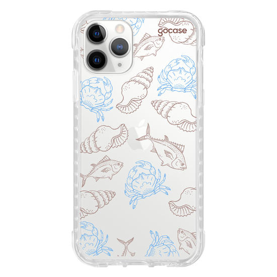 Capinha para celular  Sea Elements Lineart
