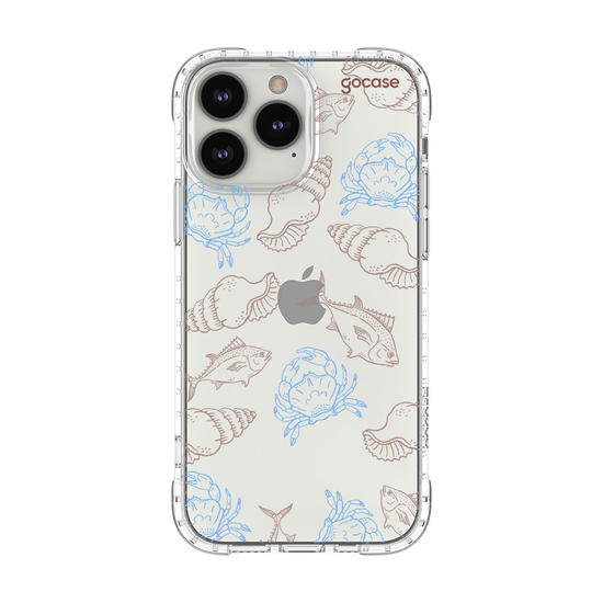 Capinha para celular  Sea Elements Lineart