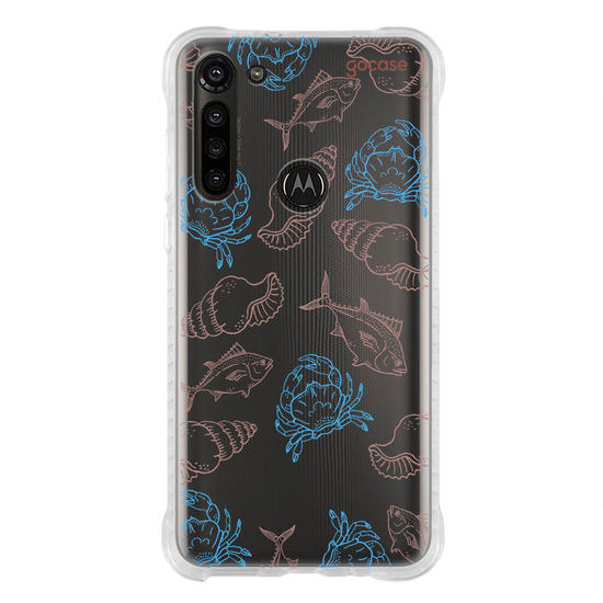 Capinha para celular  Sea Elements Lineart