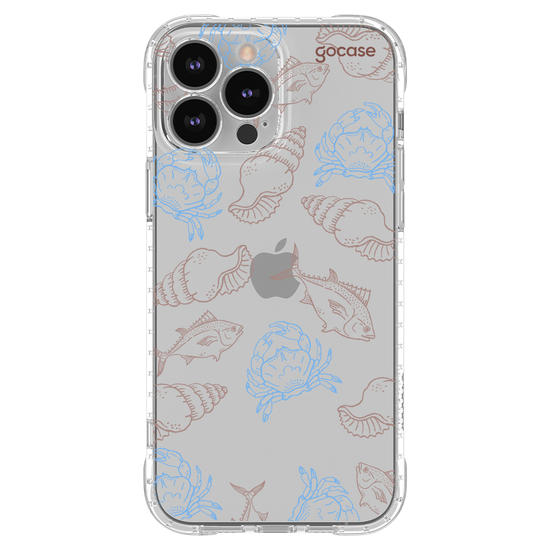 Capinha para celular  Sea Elements Lineart
