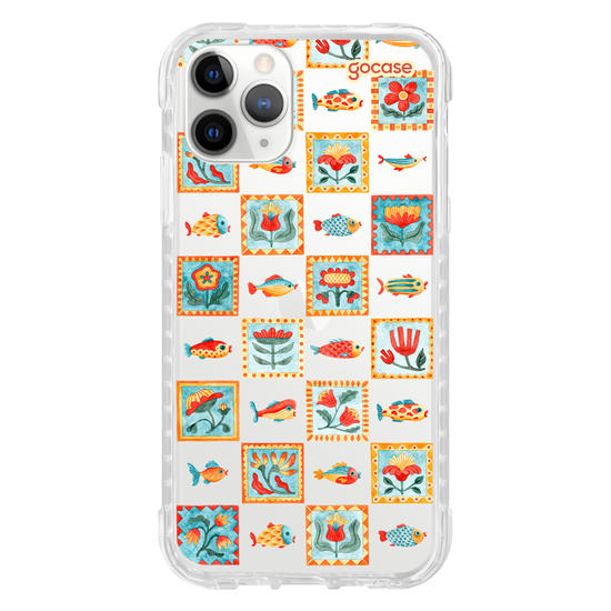 Capinha para celular  Sea Garden Tiles