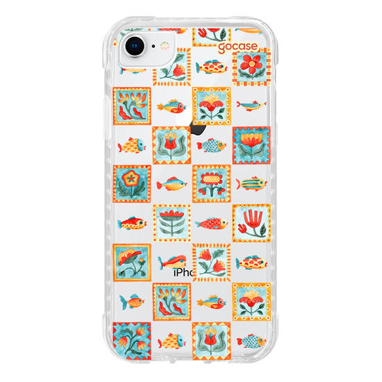 Capinha para celular  Sea Garden Tiles