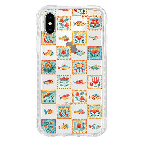 Capinha para celular  Sea Garden Tiles