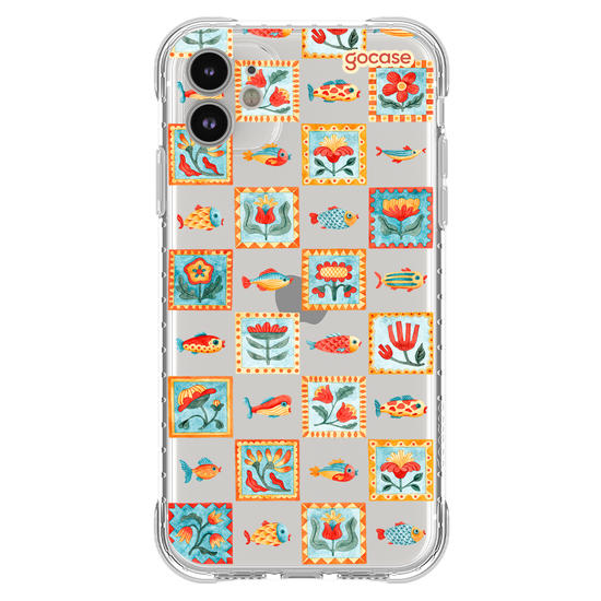 Capinha para celular  Sea Garden Tiles