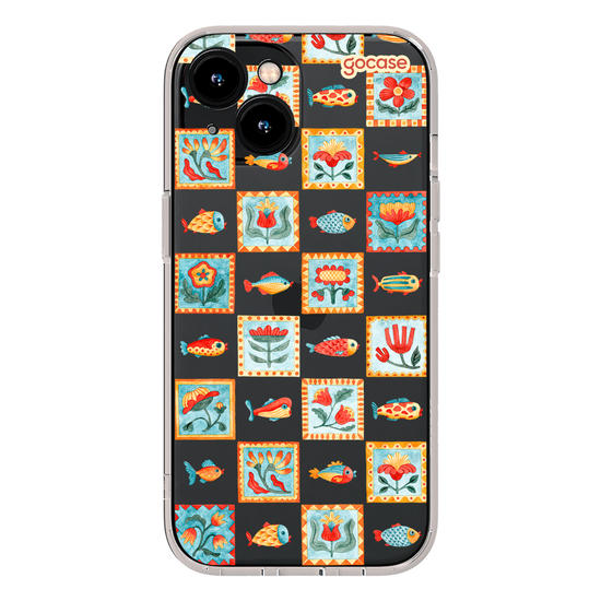 Capinha para celular  Sea Garden Tiles