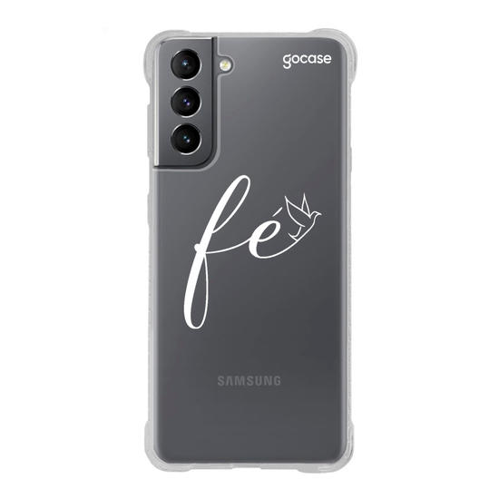 Capinha para celular Seja Fé - White