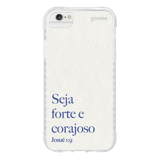 Capinha para celular  Seja Forte e Corajoso(a)