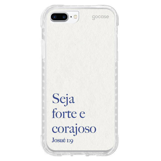 Capinha para celular  Seja Forte e Corajoso(a)