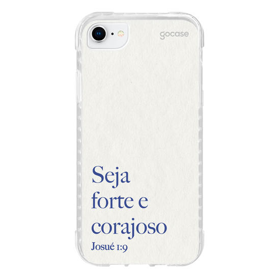 Capinha para celular  Seja Forte e Corajoso(a)