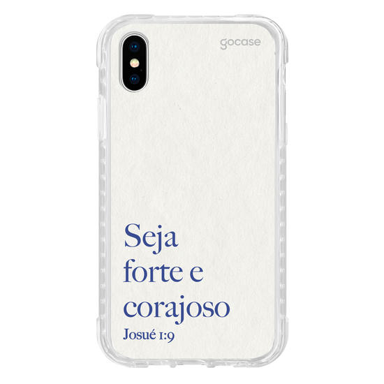 Capinha para celular  Seja Forte e Corajoso(a)