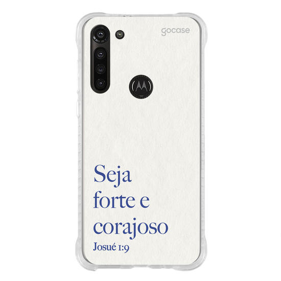 Capinha para celular  Seja Forte e Corajoso(a)