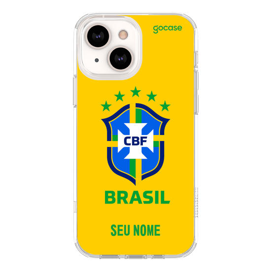 Capinha para celular Seleção Brasileira - Escudo Amarelo