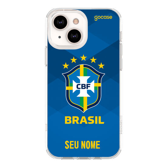 Capinha para celular Seleção Brasileira - Uniforme Azul 2021 Escudo