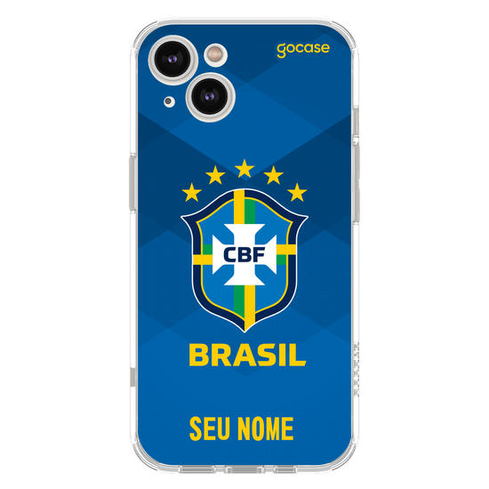 Seleção Brasileira - Uniforme Azul 2021 Escudo