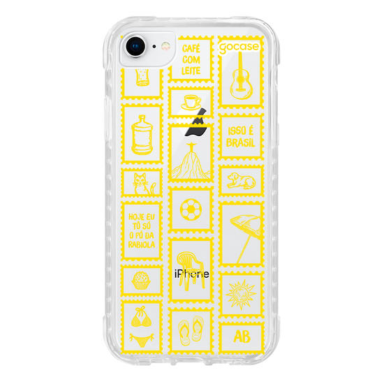 Capinha para celular  Selos Brasilidade Verde
