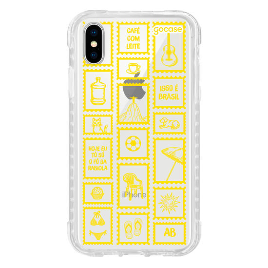 Capinha para celular  Selos Brasilidade Verde
