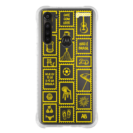 Capinha para celular  Selos Brasilidade Verde