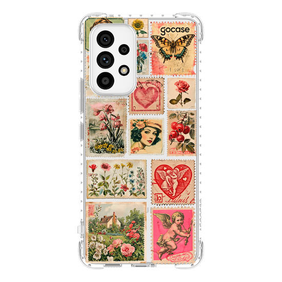 Capinha para celular  Selos Vintage