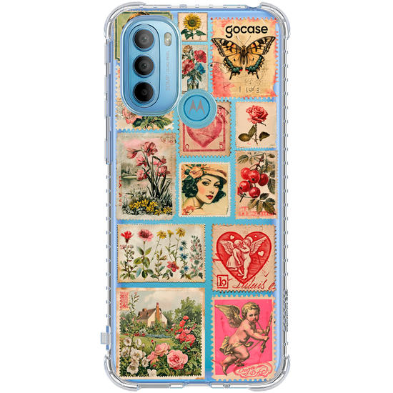 Capinha para celular  Selos Vintage