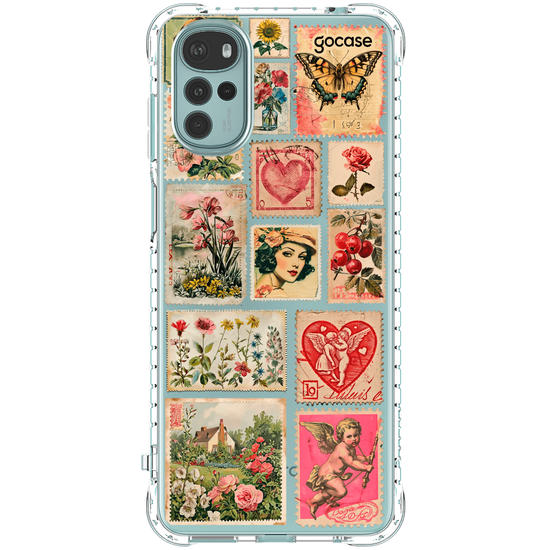 Capinha para celular  Selos Vintage