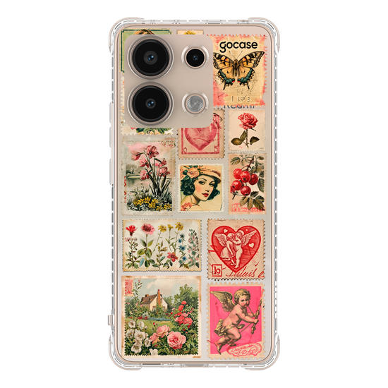 Capinha para celular  Selos Vintage