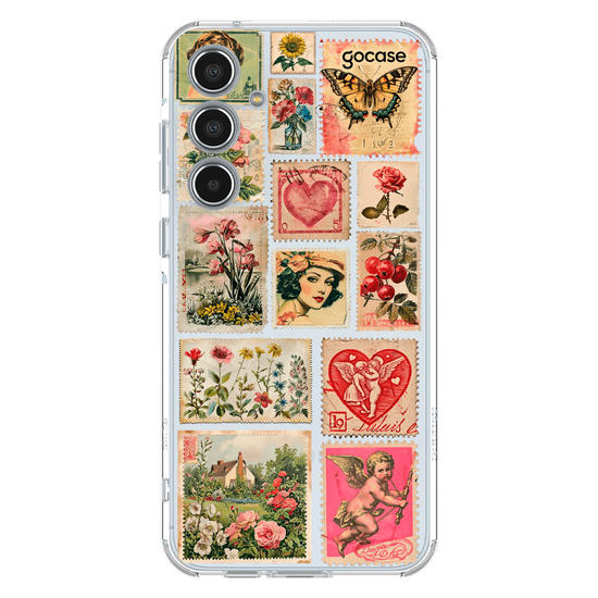 Capinha para celular  Selos Vintage